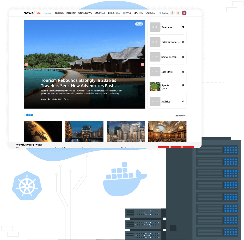 Frappe HR Hosting Powered by Docker & Kubernetes