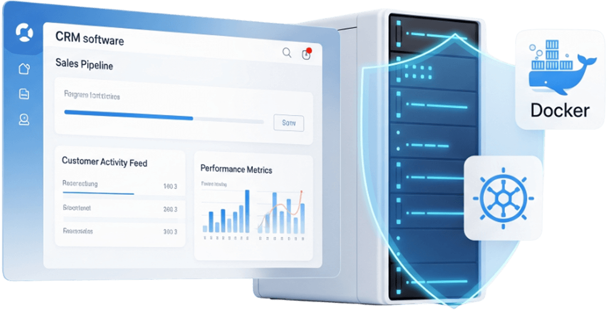 Docker & Kubernetes-Based CRM Hosting
