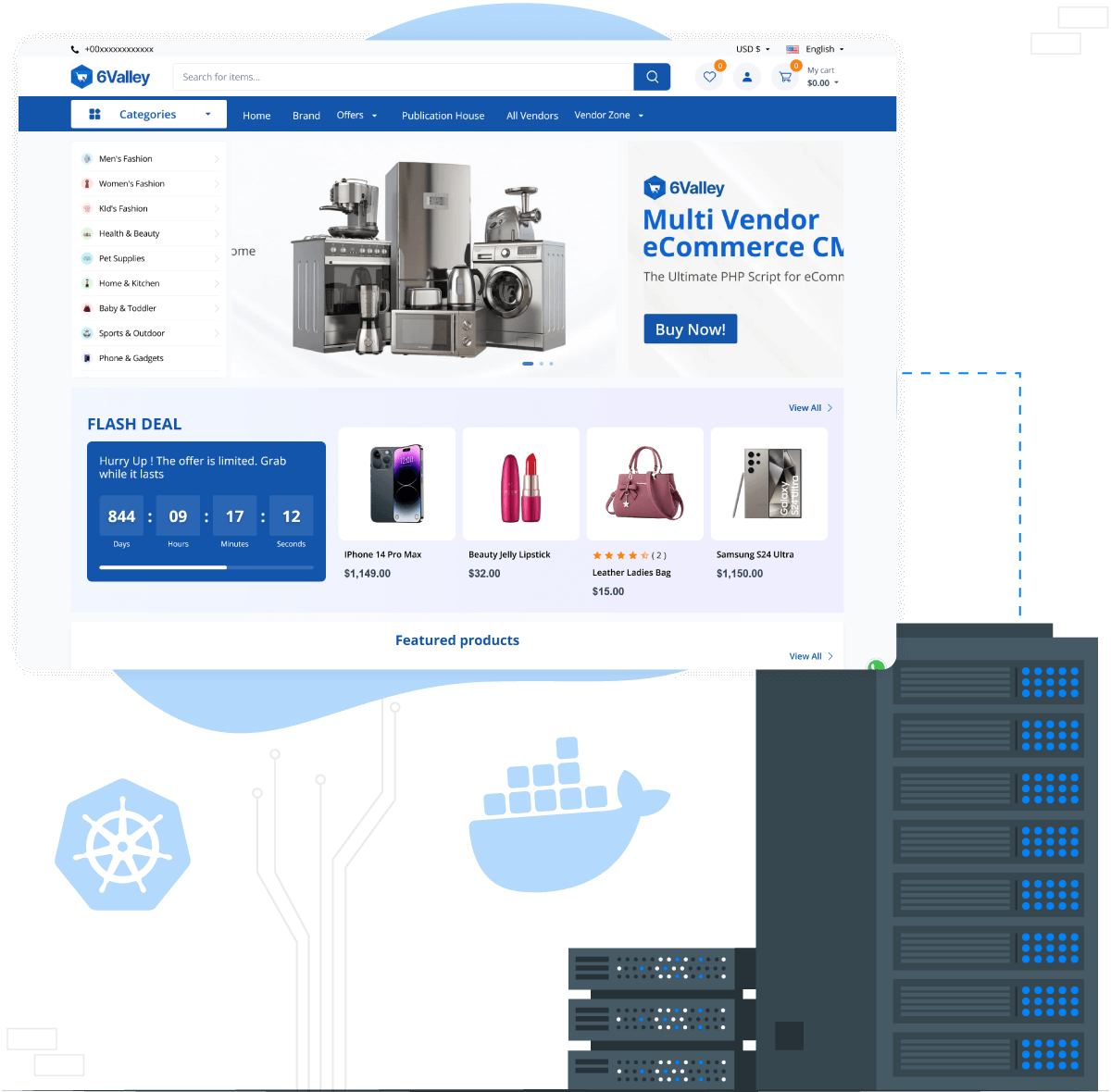 6Valley Hosting Powered by Docker & Kubernetes