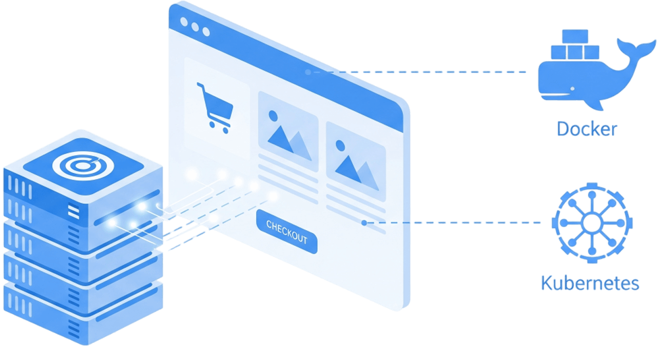 Docker & Kubernetes-Based e-Commerce Hosting