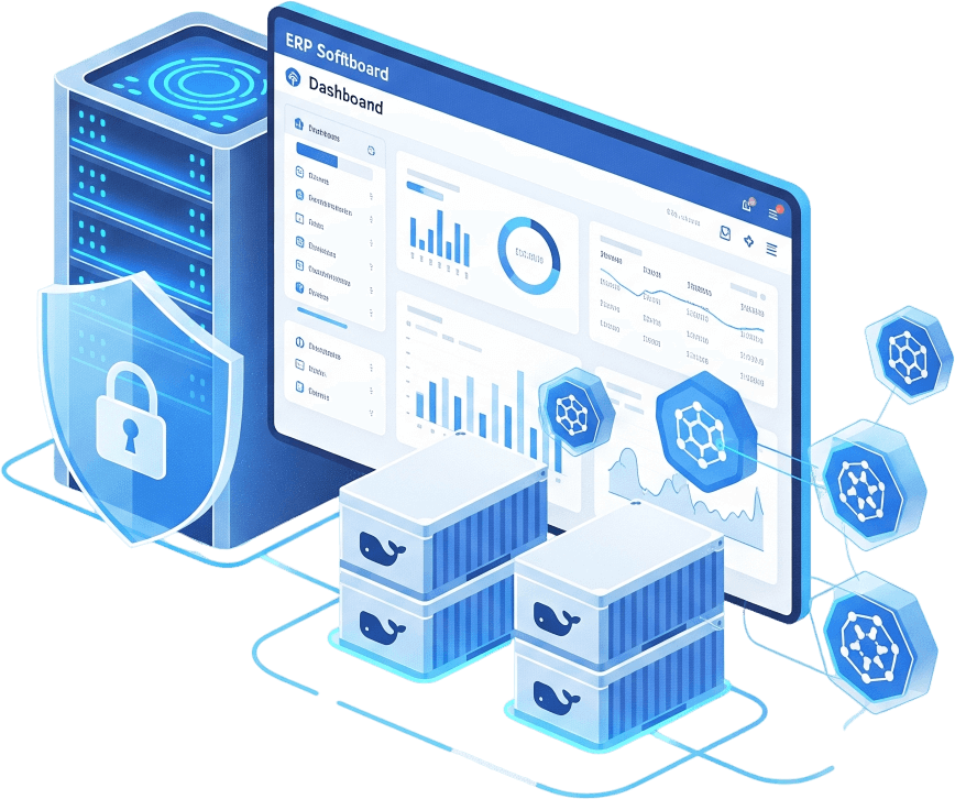 Docker & Kubernetes-Based ERP Hosting