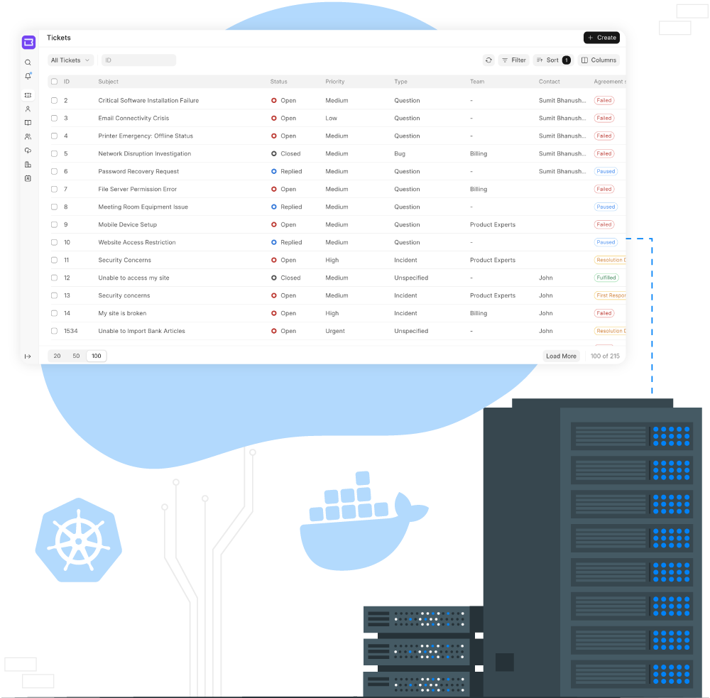 Frappe Helpdesk Hosting Powered by Docker & Kubernetes