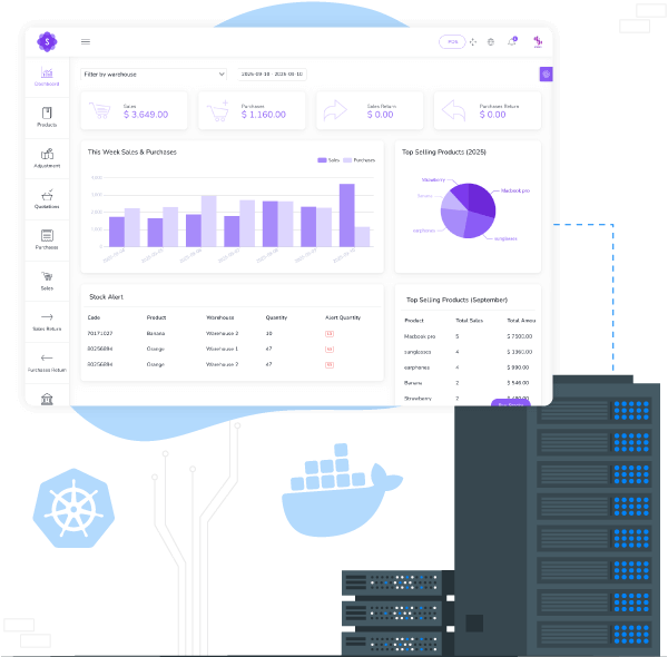 Stocky Hosting Powered by Docker & Kubernetes