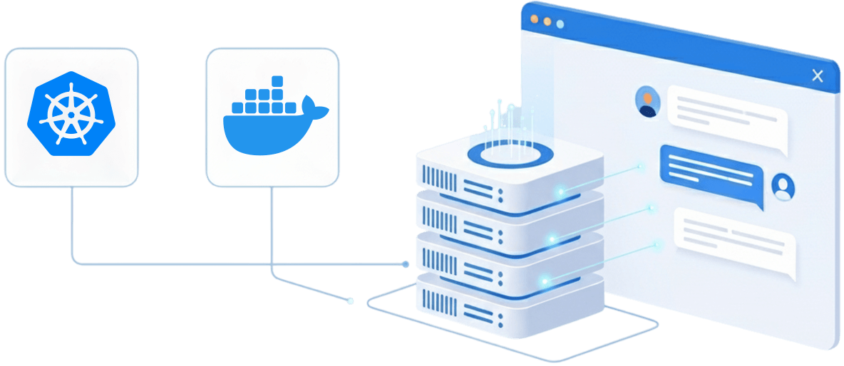 Docker & Kubernetes-Based Chat & Real-Time Messaging App Hosting