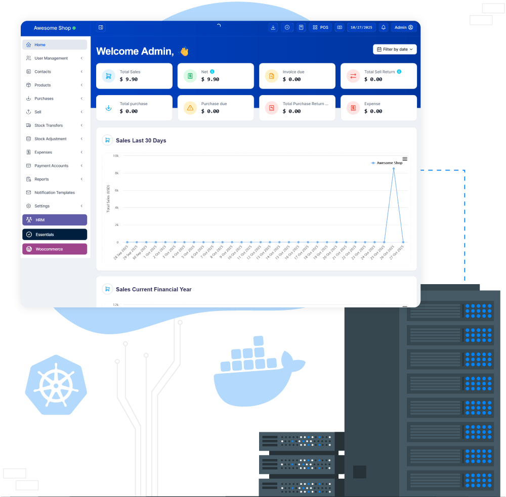 Ultimate POS Hosting Powered by Docker & Kubernetes